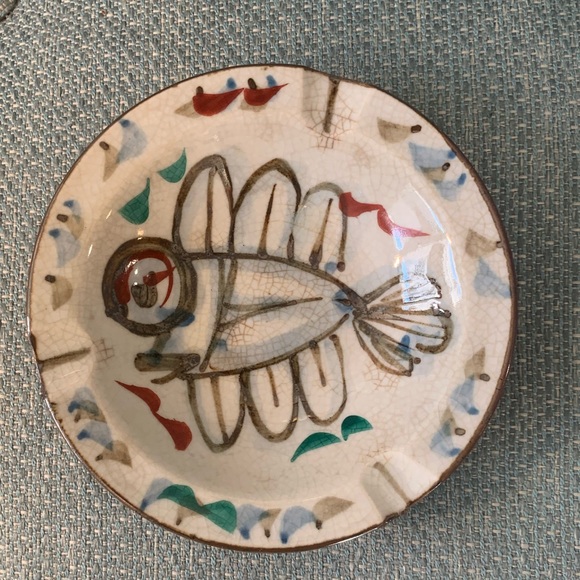 Antique Ceramic Fish Ashtray, Tokyo Japan - Picture 9 of 9